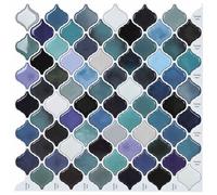vidaXL Carreau Lanterne 50 pcs Bleu Vert 27 x 27 cm