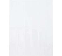 vidaXL Carreau rectangulaire 50 pcs blanc 29 x 23 x 0,08 cm