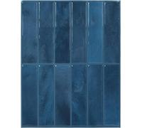 vidaXL Carreau rectangulaire 50 pcs bleu 29 x 23 x 0,08 cm