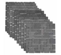 vidaXL : Carrelages en mosaïque gris, 30 x 30 cm, imitation marbre