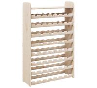 vidaXL Casier à vin avec panneau supérieur en bois de pin massif – Porte-verres et porte-bouteilles