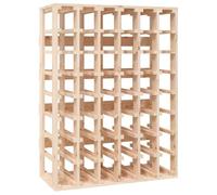 vidaXL Casier à Vin Porte-Bouteilles Casier à Bouteilles Étagère à Vin Support à Vin Rangement Intérieur 70x33x94 cm Bois de Pin Massif