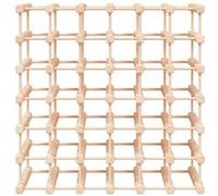 vidaXL Casier à vin pour 42 bouteilles 68,5x23x68,5 cm pin massif Marron G