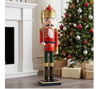 vidaXL Casse-Noisette de Noël TURKU Rouge et Noir 50 cm 42050870