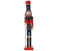 vidaXL Casse-Noisette de Noël Turku Rouge et Noir 91 cm