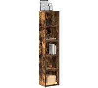 vidaXL CD-kasten 2 st 21x16x93,5 cm bewerkt hout gerookt eikenkleurig815318 chêne G