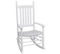 vidaXL Chaise à Bascule à Siège Incurvé Fauteuil Jardin Terrasse Bois de Pin
