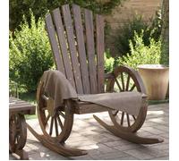 vidaXL Chaise à bascule Adirondack bois de sapin massif 365094