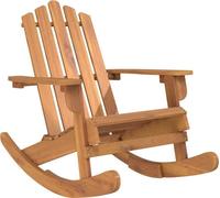 vidaXL Chaise à bascule Adirondack en bois massif d'acacia