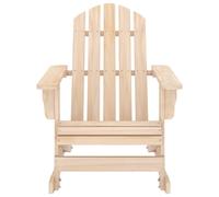 vidaXL Chaise à bascule Adirondack en bois massif de sapin