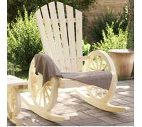 vidaXL Chaise à bascule Adirondack en bois massif de sapin