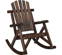 vidaXL Chaise à bascule de jardin 69x96x101 cm bois massif épicéa