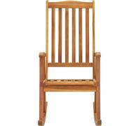 vidaXL Chaise à bascule en bois massif d'acacia