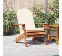 VidaXL Chaise Adirondack avec coussins - Acacia