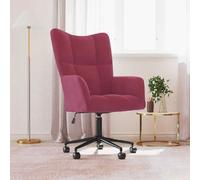 vidaXL Chaise cabriolet rouge bordeaux