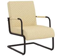 VidaXL Chaise cantilever - Crème
