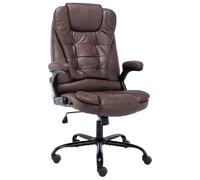 vidaXL Chaise de bureau - Marron foncé