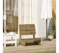 vidaXL Chaise de jardin 60x64x70,5 cm - Bois de pin imprégné