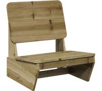 vidaXL Chaise de jardin 60x64x70,5 cm - Bois de pin imprégné marron