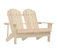 vidaXL Chaise de jardin Adirondack 2 places bois de sapin massif 315902