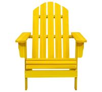 vidaXL Chaise de jardin Adirondack en bois massif de sapin jaune