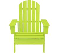 vidaXL Chaise de jardin Adirondack en bois massif de sapin vert