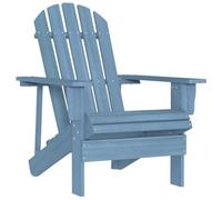 vidaXL Chaise de jardin Adirondack en bois massif de sapin bleu