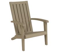 vidaXL Chaise de jardin Adirondack en polypropylène – marron clair