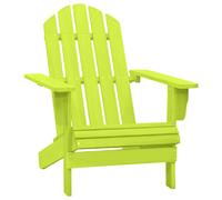 vidaXL Chaise de jardin Adirondack - Vert