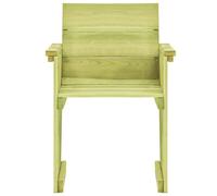 vidaXL Chaise de jardin Bois de pin imprégné