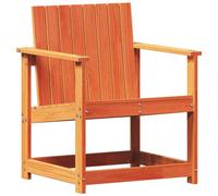 vidaXL Chaise de jardin 62x56x77 cm en pin massif, brun cireux