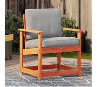 vidaXL Chaise de jardin brun cireux 62x56x77 cm pin massif