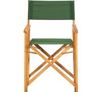 vidaXL Chaise de régie en bois massif d'acacia vert