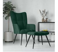 vidaXL Chaise de Relaxation avec Repose-pied Fauteuil de Détente Siège de Relaxation Chaise de Détente Salon Salle de Séjour 328086