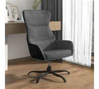 vidaXL Chaise de relaxation Gris clair Tissu