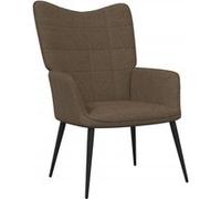 Vidaxl Chaise De Relaxation 62x68,5x96 Cm Marron Tissu Marron