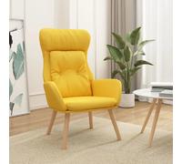 vidaXL Chaise de relaxation Jaune