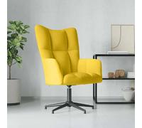 vidaXL Chaise de relaxation - Jaune moutarde