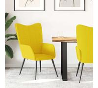 vidaXL Chaise de relaxation Jaune moutarde