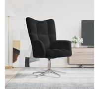 vidaXL Chaise de relaxation - Noir