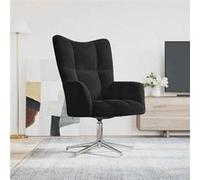 vidaXL Chaise de relaxation - Noir