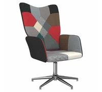 vidaXL Relaxstoel patchwork stof328201 Multicolore G