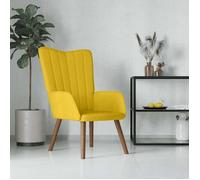 vidaXL Chaise de relaxation 327662 – velours jaune moutarde