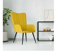 VIDAXL vidaXL Chaise de relaxation - Jaune moutarde