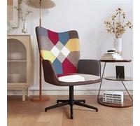vidaXL Chaise de Relaxation Siège de Relaxation Chaise de Détente Fauteuil de Salon Salle de Séjour Siège de Salon Maison Patchwork Tissu Multicolore G