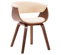 vidaXL Chaise de Salle à Manger avec Accoudoirs Chaise à Dîner Chaise de Repas Chaise de Cuisine Siège de Cuisine Similicuir 283128