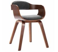 vidaXL Chaise de Salle à Manger Chaise à Dîner Siège de Cuisine Chaise de Repas Meuble de Cuisine Maison Gris Foncé 327332