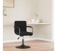 Vidaxl Chaise De Salle à manger Noir Velours