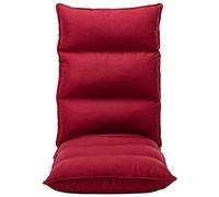 vidaXL Chaise de sol pliable vin rouge tissu
