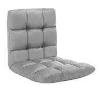 vidaXL Chaise de Sol Pliante - Gris Clair